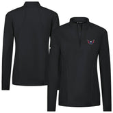 Washington Capitals Levelwear Women's Upright Quarter-Zip Pullover - Black | US 203145909