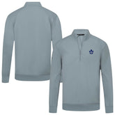 Toronto Maple Leafs Levelwear Upright Tri-Blend Quarter-Zip Pullover - Gray | US 203145929