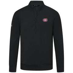 Montreal Canadiens Levelwear Upright Tri-Blend Quarter-Zip Pullover - Black | US 203145935
