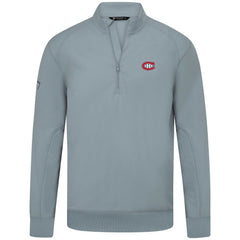 Montreal Canadiens Levelwear Upright Tri-Blend Quarter-Zip Pullover - Gray | US 203145936
