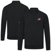 Carolina Hurricanes Levelwear Upright Tri-Blend Quarter-Zip Pullover - Black | US 203145953