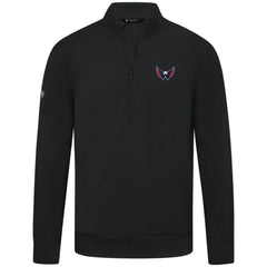 Washington Capitals Levelwear Upright Tri-Blend Quarter-Zip Pullover - Black | US 203145965