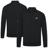 Dallas Stars Levelwear Upright Tri-Blend Quarter-Zip Pullover - Black | US 203145968