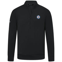 Winnipeg Jets Levelwear Upright Tri-Blend Quarter-Zip Pullover - Black | US 203145970