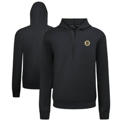 Boston Bruins Levelwear Technic Quarter-Zip Pullover Hoodie - Black | US 203145977
