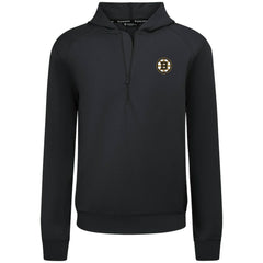 Boston Bruins Levelwear Technic Quarter-Zip Pullover Hoodie - Black | US 203145977