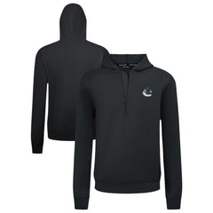 Vancouver Canucks Levelwear Technic Quarter-Zip Pullover Hoodie - Black | US 203145981