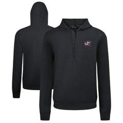 Columbus Blue Jackets Levelwear Technic Quarter-Zip Pullover Hoodie - Black | US 203145988