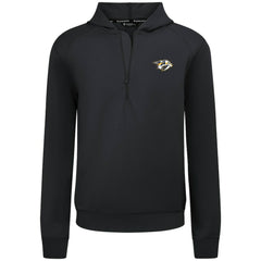 Nashville Predators Levelwear Technic Quarter-Zip Pullover Hoodie - Black | US 203145990