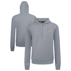 Nashville Predators Levelwear Technic Quarter-Zip Pullover Hoodie - Gray | US 203145991