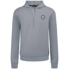 Winnipeg Jets Levelwear Technic Quarter-Zip Pullover Hoodie - Gray | US 203146012