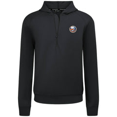 New York Islanders Levelwear Technic Quarter-Zip Pullover Hoodie - Black | US 203146027