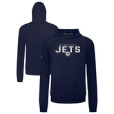 Winnipeg Jets Levelwear Mandate Carve Tri-Blend Pullover Hoodie - Navy | US 203146048