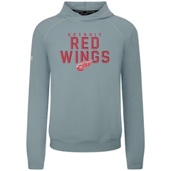 Detroit Red Wings Levelwear Mandate Carve Tri-Blend Pullover Hoodie - Gray | US 203146050