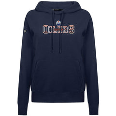Edmonton Oilers Levelwear Women's Adorn Journey Pullover Hoodie - Navy | US 203146103