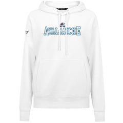 Colorado Avalanche Levelwear Women's Adorn Journey Pullover Hoodie - White | US 203146113