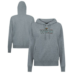 Minnesota Wild Levelwear Women's Adorn Journey Pullover Hoodie - Gray | US 203146115