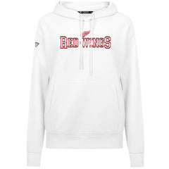 Detroit Red Wings Levelwear Women's Adorn Journey Pullover Hoodie - White | US 203146121