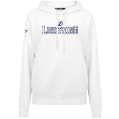 Tampa Bay Lightning Levelwear Women's Adorn Journey Pullover Hoodie - White | US 203146124