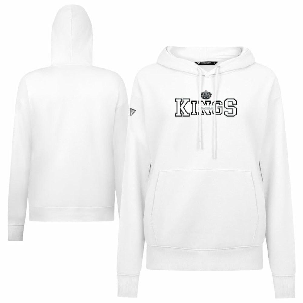 Los Angeles Kings Levelwear Women's Adorn Journey Pullover Hoodie - White | US 203146137