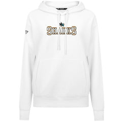 San Jose Sharks Levelwear Women's Adorn Journey Pullover Hoodie - White | US 203146139