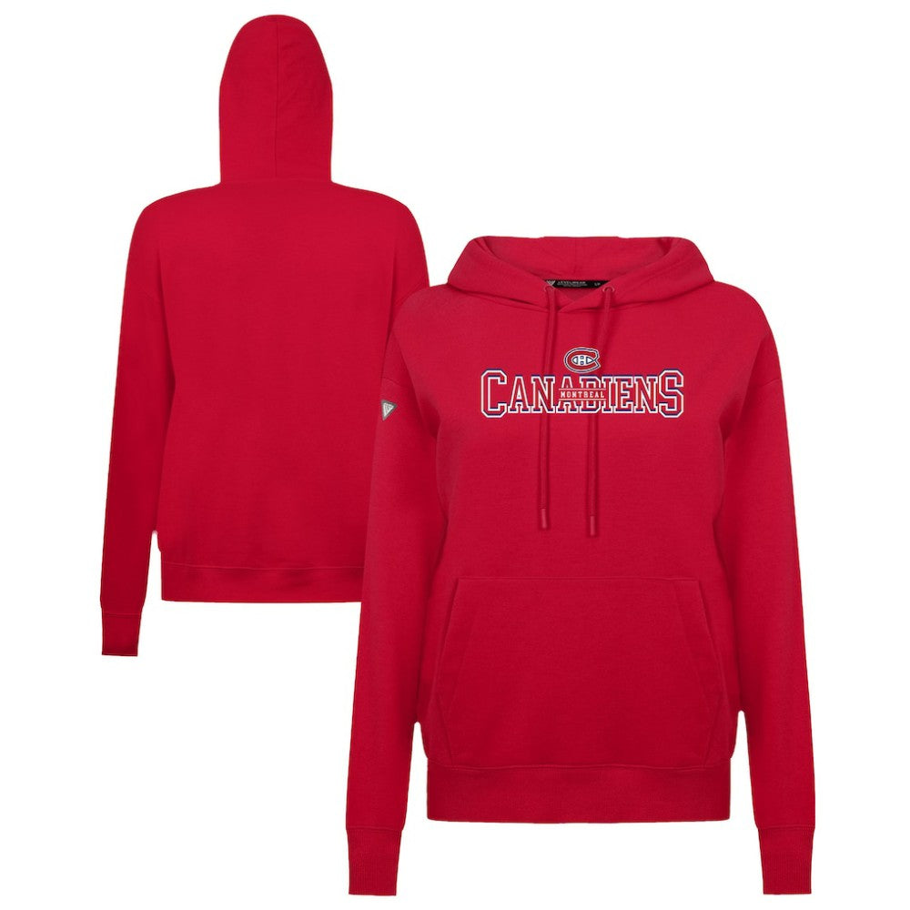 Montreal Canadiens Levelwear Women's Adorn Journey Pullover Hoodie - Red | US 203146153