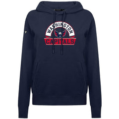 Washington Capitals Levelwear Women's Adorn Banner Arch Pullover Hoodie - Navy | US 203146170