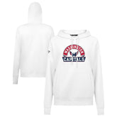 Washington Capitals Levelwear Women's Adorn Banner Arch Pullover Hoodie - White | US 203146171