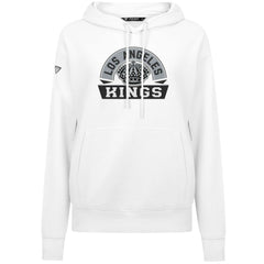 Los Angeles Kings Levelwear Women's Adorn Banner Arch Pullover Hoodie - White | US 203146175