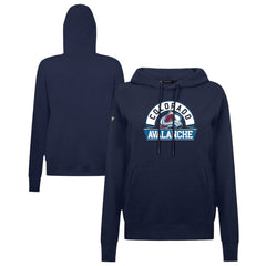 Colorado Avalanche Levelwear Women's Adorn Banner Arch Pullover Hoodie - Navy | US 203146188