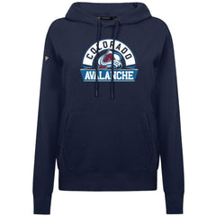 Colorado Avalanche Levelwear Women's Adorn Banner Arch Pullover Hoodie - Navy | US 203146188