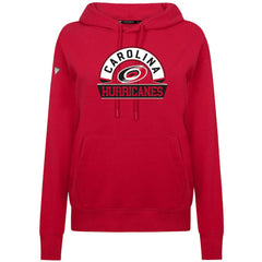 Carolina Hurricanes Levelwear Women's Adorn Banner Arch Pullover Hoodie - Red | US 203146191