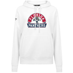 Florida Panthers Levelwear Women's Adorn Banner Arch Pullover Hoodie - White | US 203146194