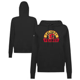 Calgary Flames Levelwear Women's Adorn Banner Arch Pullover Hoodie - Black | US 203146196