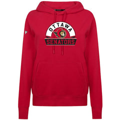 Ottawa Senators Levelwear Women's Adorn Banner Arch Pullover Hoodie - Red | US 203146197