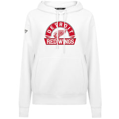 Detroit Red Wings Levelwear Women's Adorn Banner Arch Pullover Hoodie - White | US 203146205