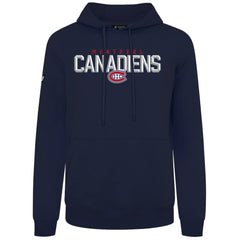 Montreal Canadiens Levelwear Podium Carve Pullover Hoodie - Navy | US 203146368