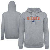 Edmonton Oilers Levelwear Podium Carve Pullover Hoodie - Gray | US 203146371