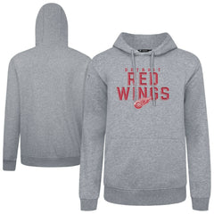 Detroit Red Wings Levelwear Podium Carve Pullover Hoodie - Gray | US 203146375