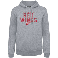 Detroit Red Wings Levelwear Podium Carve Pullover Hoodie - Gray | US 203146375
