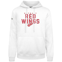 Detroit Red Wings Levelwear Podium Carve Pullover Hoodie - White | US 203146377