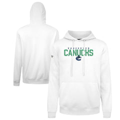 Vancouver Canucks Levelwear Podium Carve Pullover Hoodie - White | US 203146383
