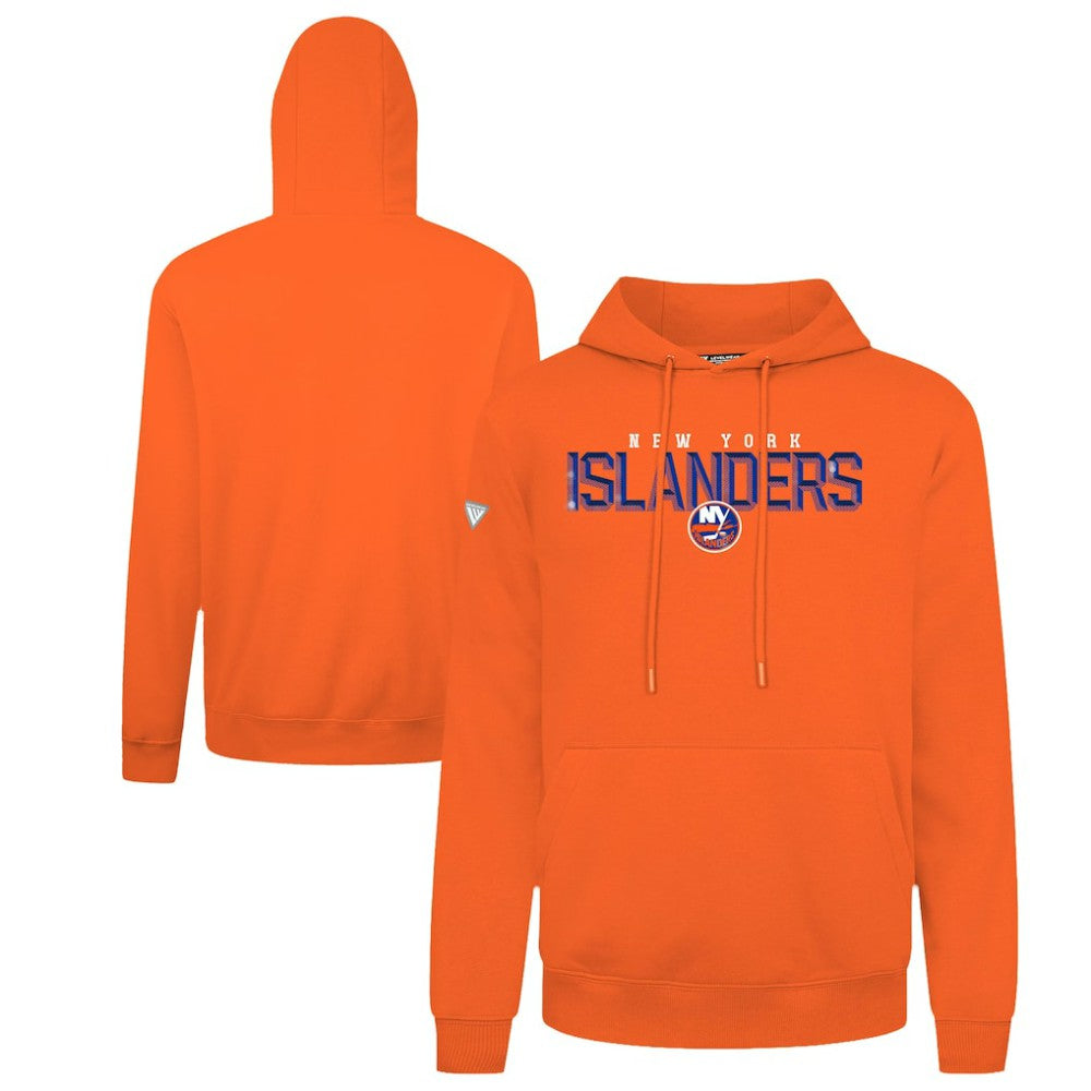 New York Islanders Levelwear Podium Carve Pullover Hoodie - Orange | US 203146387