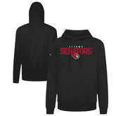 Ottawa Senators Levelwear Podium Carve Pullover Hoodie - Black | US 203146389
