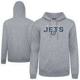 Winnipeg Jets Levelwear Podium Carve Pullover Hoodie - Gray | US 203146414