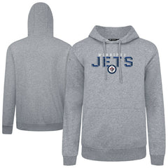 Winnipeg Jets Levelwear Podium Carve Pullover Hoodie - Gray | US 203146414