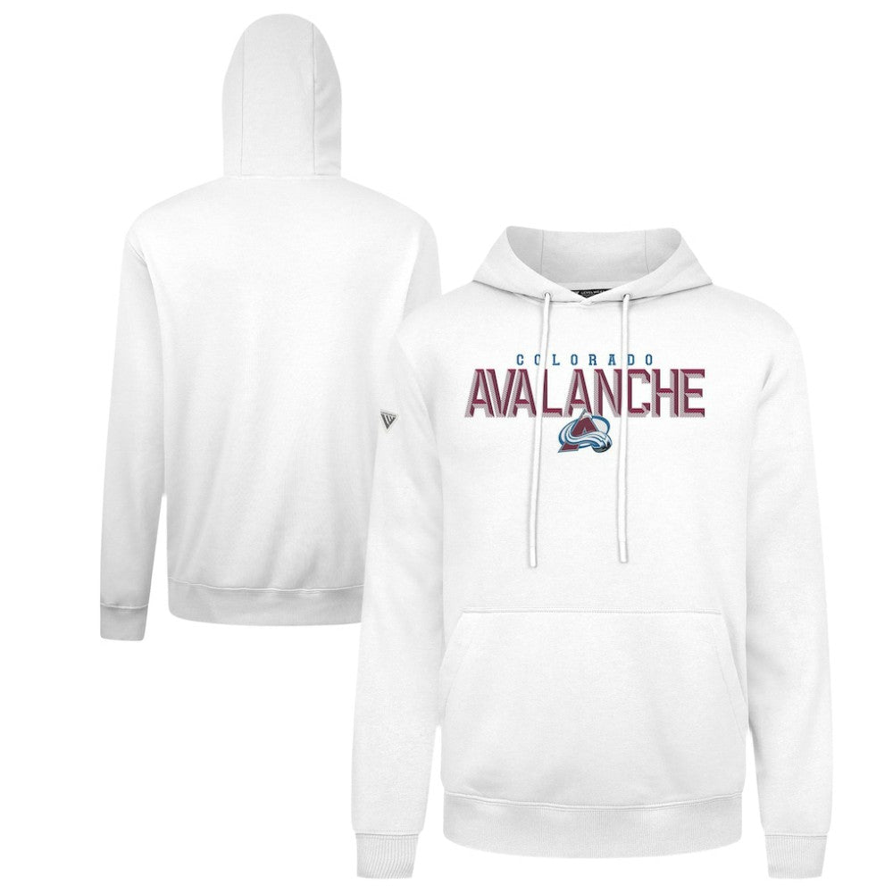 Colorado Avalanche Levelwear Podium Carve Pullover Hoodie - White | US 203146422