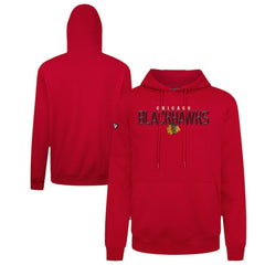 Chicago Blackhawks Levelwear Podium Carve Pullover Hoodie - Red | US 203146433