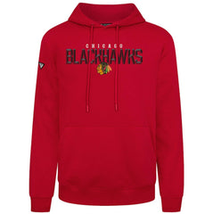 Chicago Blackhawks Levelwear Podium Carve Pullover Hoodie - Red | US 203146433