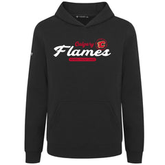 Calgary Flames Levelwear Youth Podium Monument Pullover Hoodie - Black | US 203146438